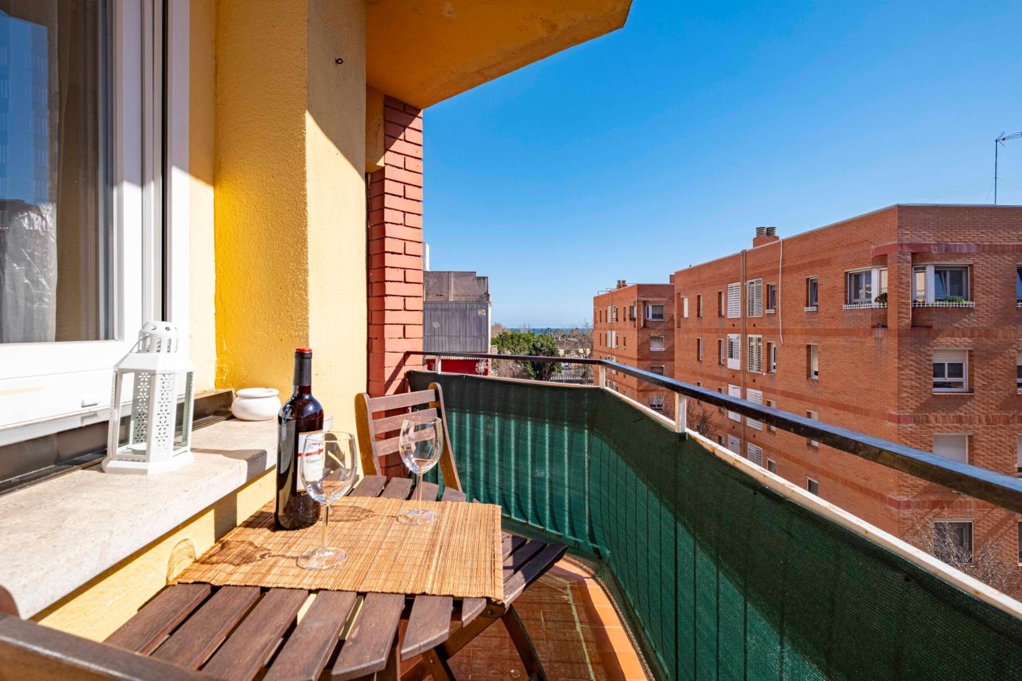 Appartement 5 Min To The Sea And 15 Min To Barcelona Center à Sant Adrià de Besòs Extérieur photo
